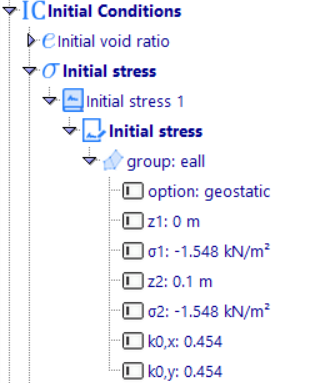 initial conditions