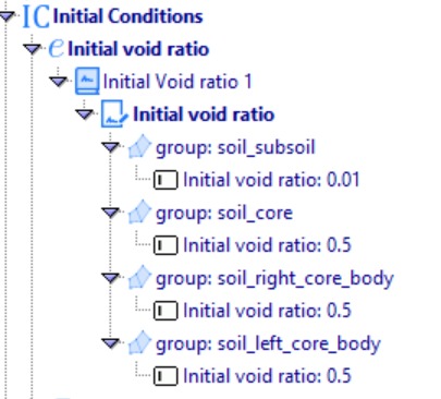 Material subsoil parameters 1