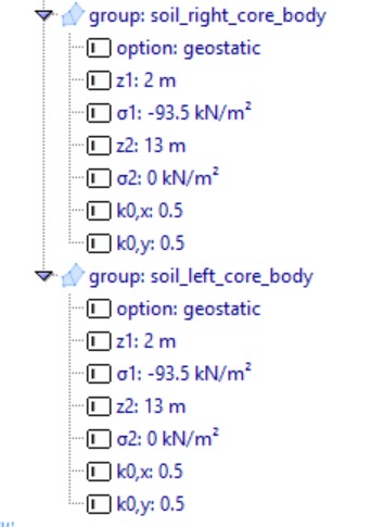 Material subsoil parameters 2