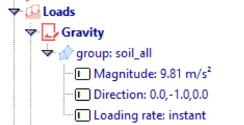 Material subsoil parameters 1